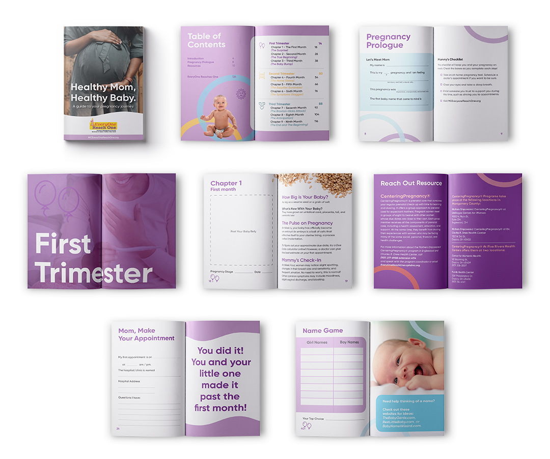 pregnancy booklet page designs