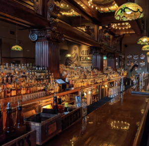 freelancers working in a bar