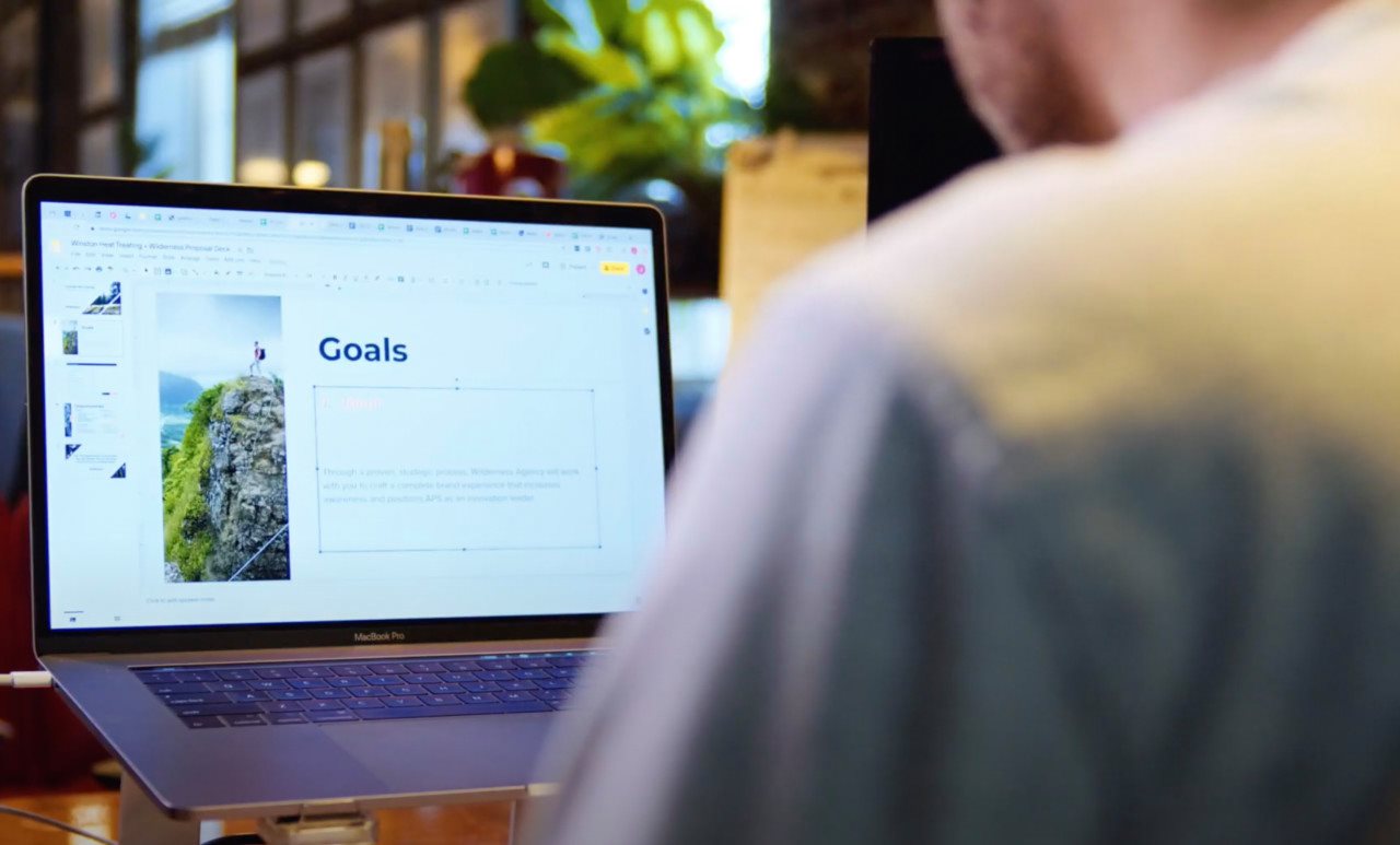 man performing a marketing audit