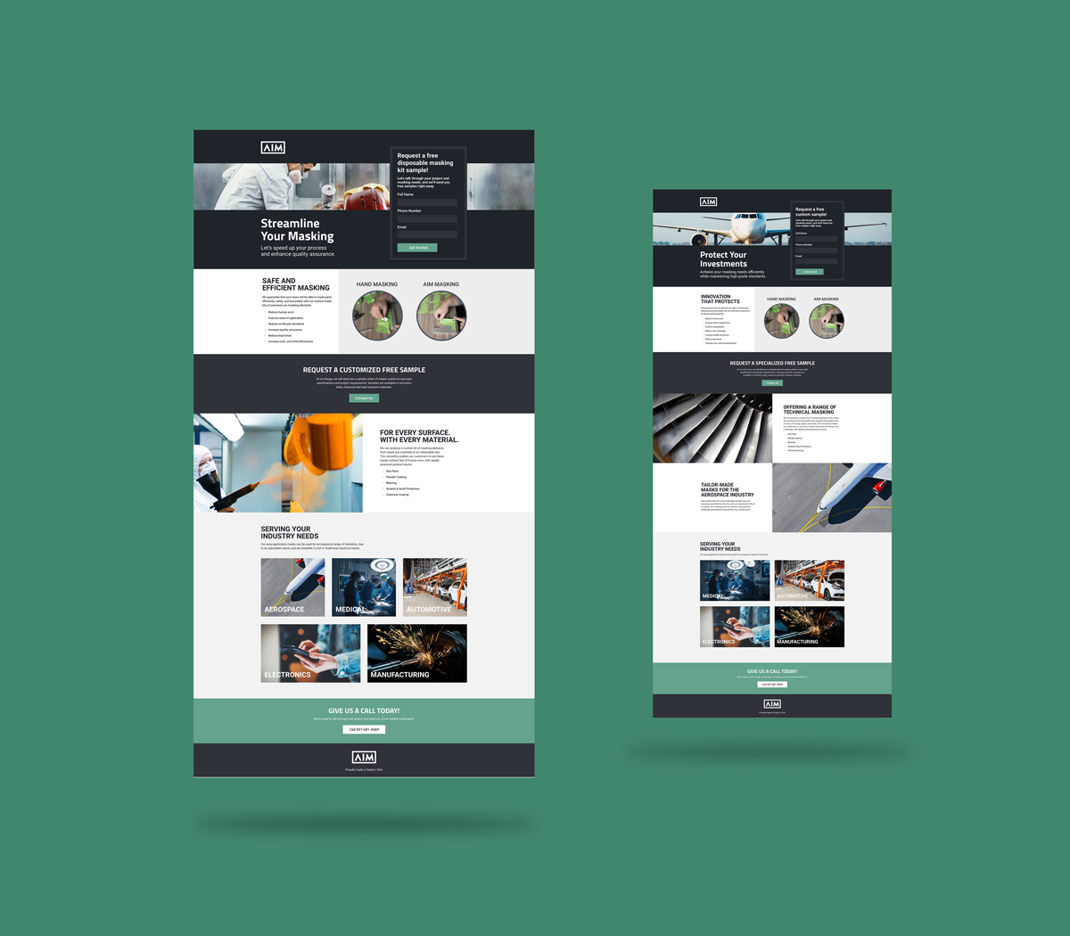 landing page statistics